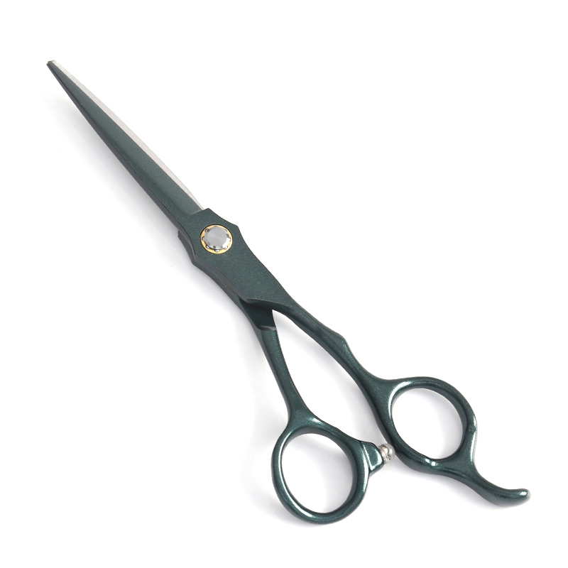 Green Sunflower Series Professional High-Carbon rustfrit stål hårklippesakse